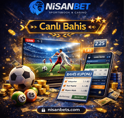 Nisanbet canlı bahis oranları ve maç içi bahis sistemi.